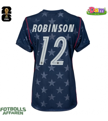 Förenta stater Miles Robinson #12 Bortatröja Kvinnor VM 2026 Kortärmad